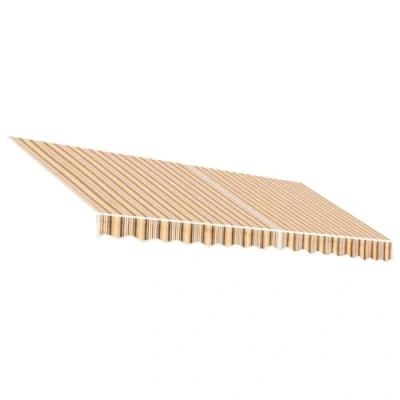Immagine di vidaXL Tessuto di Ricambio per Tenda Strisce Multicolore 4x3,5 m