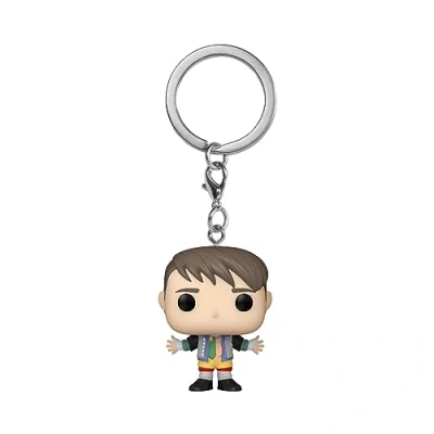 Immagine di Funko Pop! Keychain: Friends Joey Tribbiani in Chandler&#039;s Clothes Mini Figura Vinile da Collezione Novità Portachiavi Riempitivi per Calze Idea Regalo Merchandising Ufficiale
