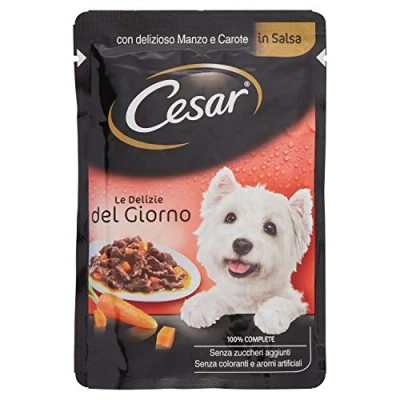 Immagine di Cesar Fine con manzo e carote in salsa 24 x 100 g