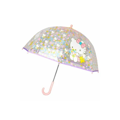 Immagine di Ombrello per Bambini Hello Kitty Transparente Bubble Pink