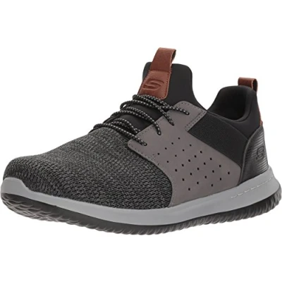 Immagine di Skechers Vestibilità Classica Delson camden, Scarpe da ginnastica Uomo, Grigio, 41.5 EU