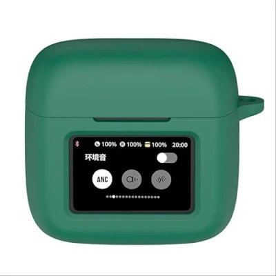 Immagine di GIOPUEY Cover Compatibile con JBL Tour Pro 3, Cilicone Custodia, Ultrasottile Case Cover, Antiurto, Resistente ai Graffi Verde militare
