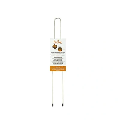 Immagine di Decora 0064015 SPILLONE Inox per PANETTONE E Colomba 50 CM, Acciaio Inossidabile, Argento