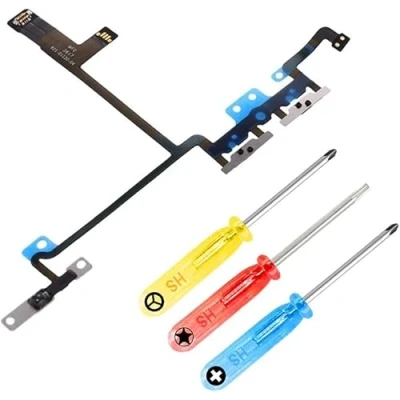 Immagine di MMOBIEL Controlli Volume di Ricambio Compatibile con iPhone X 5.8 Pollici Mute Button Connector Flex Cable incl. Screwdriver