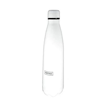 Immagine di Nerthus FIH 619 Thermos a Doppia Parete per Freddo e Caldo. Design Bianco 750 ml. Senza BPA. Tappo ermetico, Acciaio Inossidabile
