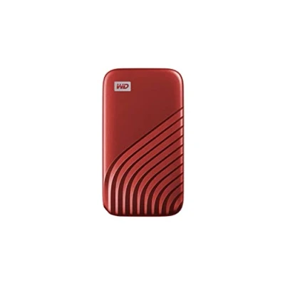 Immagine di WD 1TB My Passport SSD, SSD portatile con tecnologia NVMe, USB C, velocità fino a 1050 MB/s, funziona PC, Xbox e Playstation, Resistenza cadute da 2 metri, Rosso