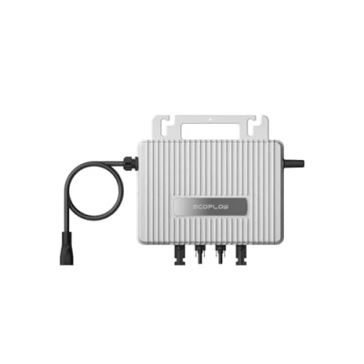 Immagine di EcoFlow STREAM Micro inverter, inverter solare intelligente Wi Fi per centrali elettriche da balcone, PV 2 pannelli solari, IP67 impermeabile, MPPT integrato, controllo app