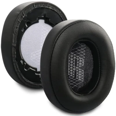 Immagine di Live 500 BT Cuscinetti auricolari di ricambio in pelle proteica, compatibili con cuffie over ear wireless JBL 500BT, morbidi e isolanti dal rumore, memory foam