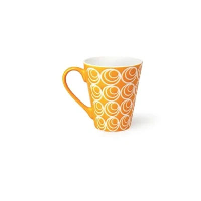 Immagine di Excelsa Etnika Mug 275 ml, Porcellana, Arancio, 10.199999999999999x10.199999999999999x10 cm