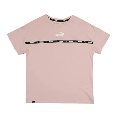 Immagine di PUMA Power Tape Tee G, Maglietta Bambine e Ragazze, Quarzo Rosa, 104