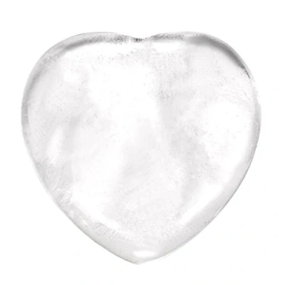 Immagine di Morella Portafortuna a forma di cuore gemma pietre preziose Cristallo 3 cm in un sacchetto velluto