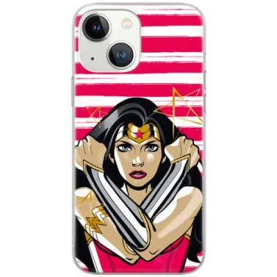 Immagine di ERT GROUP custodia per cellulare Iphone 13 originale e con licenza ufficiale DC, modello Wonder Woman 003 adattato in modo ottimale alla forma dello smartphone, TPU