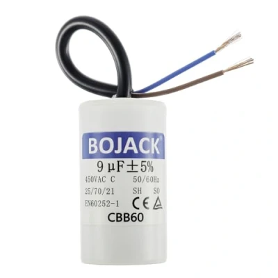 Immagine di BOJACK CBB60 9uf 450V 50/60Hz condensatore di Avviamento, SH Condensatori, Capacitor, soppressione con filo