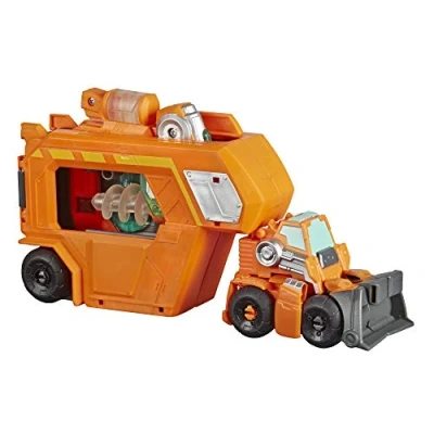 Immagine di Transformers Command Center Wedge (Playskool Heroes Rescue Bots Academy, Giocattolo trasformabile, con rimorchio e Accessorio per Illuminazione)