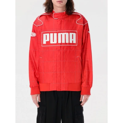 Immagine di Puma Archive Seasonal Relaxed Racer Jacket Unisex Giubbotto Bomber, Taglia: Large, For all time red