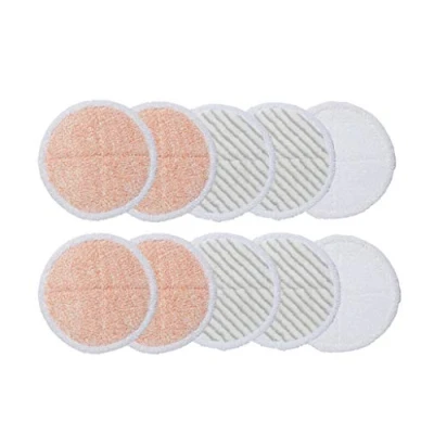 Immagine di Supremery 10x tamponi di Pulizia in Microfibra per mop Pad Compatibile con Bissell Spinwave 20522 2240N 2039A (4X Arancione + 4X Grigio 2X Bianco)