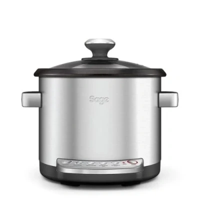 Immagine di Sage The Risotto Plus Pentola Multipla con Senza Cottura Elettrodomestici, Robot da Cucina Acciaio Inox Spazzolato