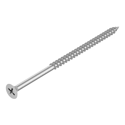 Immagine di SECCARO viti per truciolato 5 x 120 mm, in acciaio inox V2A VA A2, legno con filettatura parziale, Phillips a croce/PZ, 75 pezzi