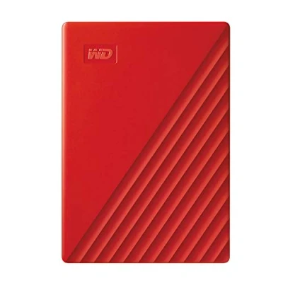 Immagine di WD My Passport 2 TB Hard Disk esterno da 2,5 USB 3.2 Gen 1 (USB 3.0) Rosso WDBYVG0020BRD WESN
