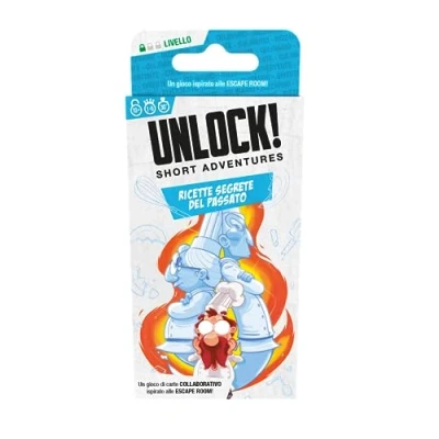 Immagine di Asmodee Unlock! Short Adventures, Ricette Segrete del Passato Gioco da Tavolo con App, Escape Room, 1 6 Giocatori, 10+ Anni, Edizione in Italiano