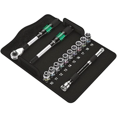 Immagine di Wera 8006 SC 1 Kit di chiavi a bussola metrico 1/2 (12.5 mm) 13 parti 05004090001