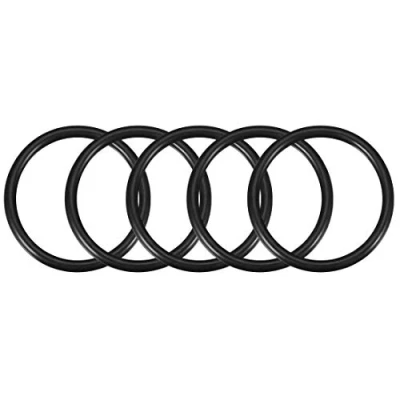 Immagine di O ring in gomma nitrile, diametro interno 40 mm, esterno 50 larghezza 5 guarnizione rotonda nera, confezione da