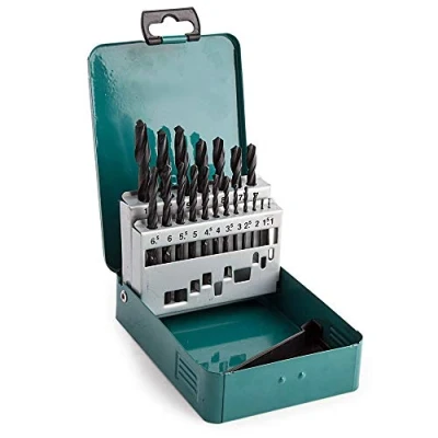 Immagine di Makita D 54081 Set di punte in acciaio HSS, 19 pezzi, multicolore