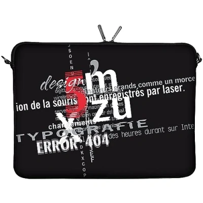Immagine di Digittrade LS117 15 Viva Notebook Sleeve Laptop neopren case custodia portatile borsa involucro protettivo 39,6cm (15,4 15,6 pollice) nero
