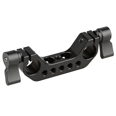Immagine di CAMVATE 15 mm Morsetto con 1/4&quot; 20 Filetto per DLSR Camera Rig Cage Baseplate(Nero)