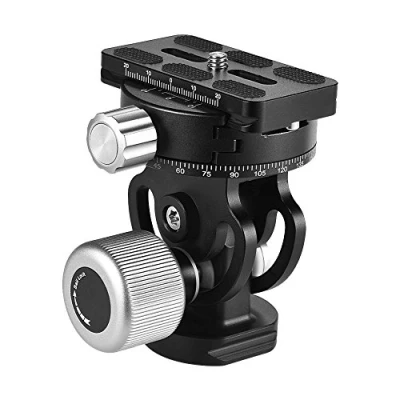 Immagine di Andoer Testa Fluida per Treppiede Panoramica Inclinabile con Piastra Sgancio Rapido Swiss a Sfera 360 Arca Fotocamera DSLR Videocamera