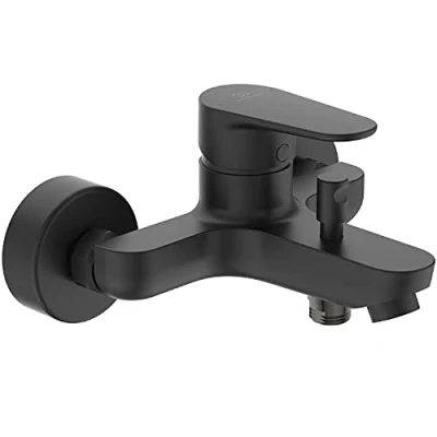 Immagine di Ideal Standard Cerafine O, Miscelatore esterno per vasca o doccia, Nero seta