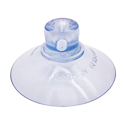 Immagine di 20 ventose, per succhiasi, con gancio, filettatura, anello portachiavi, dado auto, campeggio, zigrinato, 30, 40 mm, 40, 50 trasparente, extra forte, made in Germany