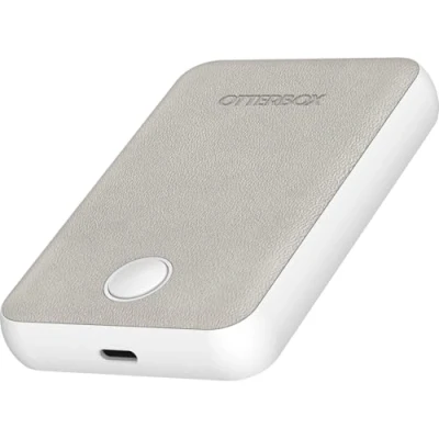 Immagine di OtterBox Wireless Power Bank (7.5W) 5000mAh USB C Port White (5000 mAh, 12 W), Powerbank, Bianco