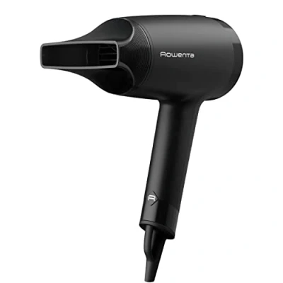 Immagine di Rowenta Express Style Asciugacapelli, potente, pulsante aria fredda, 2 impostazioni di velocità/temperatura, concentratore per una piega precisa, design compatto e ultraleggero, nero, CV1801