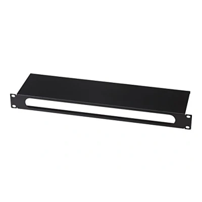 Immagine di Digitus DN 97661 19 pollici Listello a spazzola per armadio rack 1 U Nero, Nero (RAL 9005)