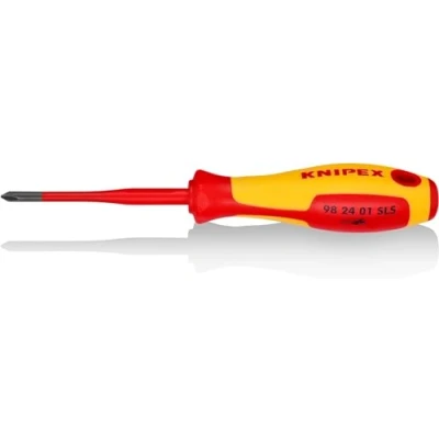 Immagine di KNIPEX VDE Cacciavite PlusMinus Dimensione (Cacciavite) PH 1 Lunghezza della lama: 80 mm