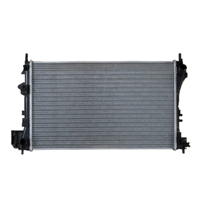 Immagine di NRF 58203 Radiatore motore Alluminio 649 403 18 con parti annesse Alette di raffreddamento saldate SAAB: 9 3 Sedan, OPEL: Signum CC, Vectra C Caravan