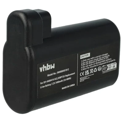Immagine di vhbw 1x batteria compatibile con Electrolux Pure i9.2, i9, PI91 aspirapolvere nero (3400mAh, 7,2V, Li Ion)
