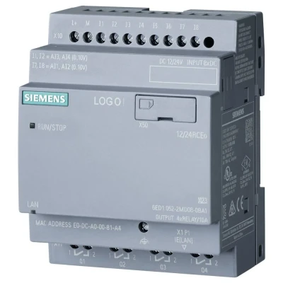 Immagine di Siemens 6ED1052 2MD08 0BA2 Modulo di controllo PLC 12 V/DC, 24 V/DC