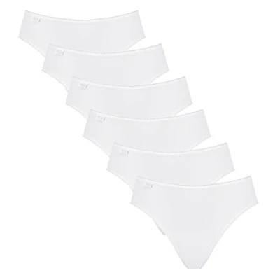 Immagine di Sloggi Slip da Donna 24/7 Cotton Tai C3p (Confezione 3), 6 x Bianco (White 03), 50