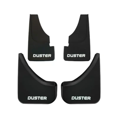 Immagine di RE&amp;AR Tuning Compatibile con Dacia Duster (HS) 2010 2017 Parafanghi Anteriori e Posteriori Set del Veicolo 4 Pezzi Nero