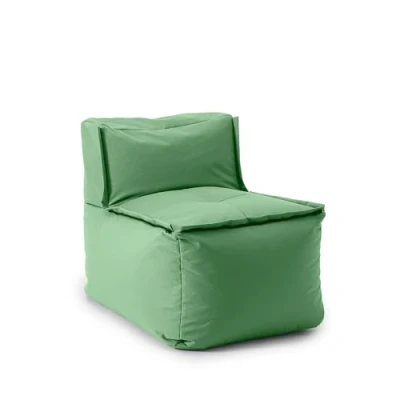 Immagine di Lumaland Poltrona a sacco modulare, facile da espandere e leggere, lavabile, impermeabile, per interni ed esterni, 54 x 81 70 cm, color verde pastello