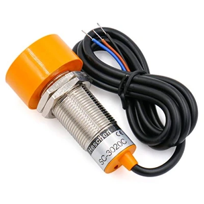 Immagine di Heschen Sensore di Prossimità Induttivo Interruttore SC 3020C Rilevatore 20mm 10 30VDC 300mA PNP normalmente aperto (NO) 3 fili