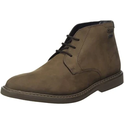Immagine di Clarks Atticuslthigtx, Chukka Boot Uomo, Nub Marrone Scuro, 40 EU