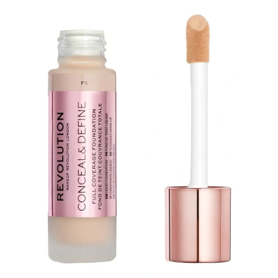 Immagine di Makeup Revolution Conceal &amp; Define Foundation Fondotinta, Donna, Taglia: 23 ml, F5