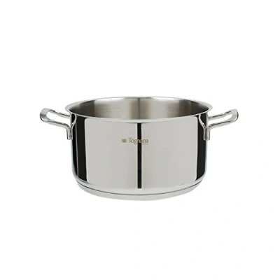Immagine di Tognana Vanitosa Casseruola da 22 cm con 2 Manici, Acciaio Inossidabile, Argento