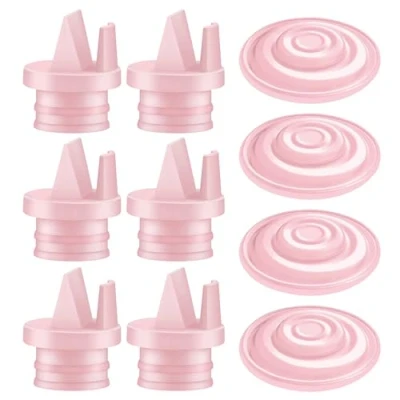 Immagine di Maymom Pump Parts Incl valvola a becco d&#039;anatra con membrana in silicone linguetta compatibile Spectra S1, S2, Synergy Gold; Ricambio per non originale