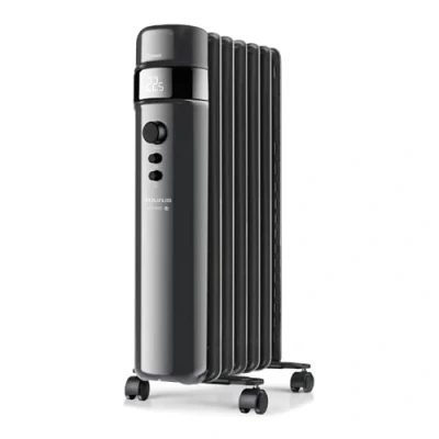 Immagine di Taurus Agadir 1500 CONNECT Radiatore ad olio. elettrico. Schermo digitale. Temperatura regolabile. Timer 24 ore. 3 livelli di potenza + modalità ECO. Ruote. 1500W. Silenzioso.