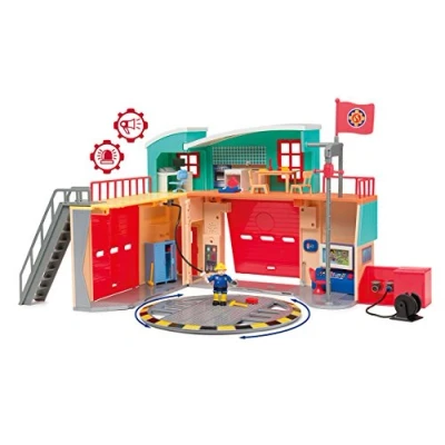 Immagine di Simba Sam le Pompiere Caserma dei Pompieri Pontypandy Suoni e luci Figura articolata inclusa Numerosi accessori Da 3 anni 109258282002