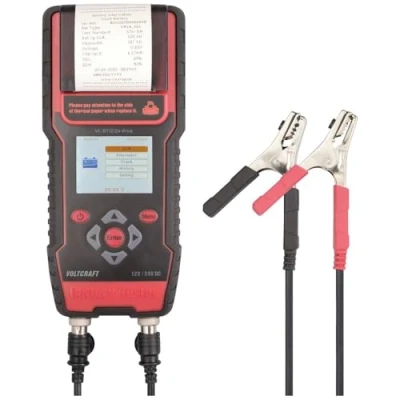 Immagine di VOLTCRAFT VC BT12/24 Print Tester batteria per auto 12 V, 24 V Prova 243 mm x 110 59